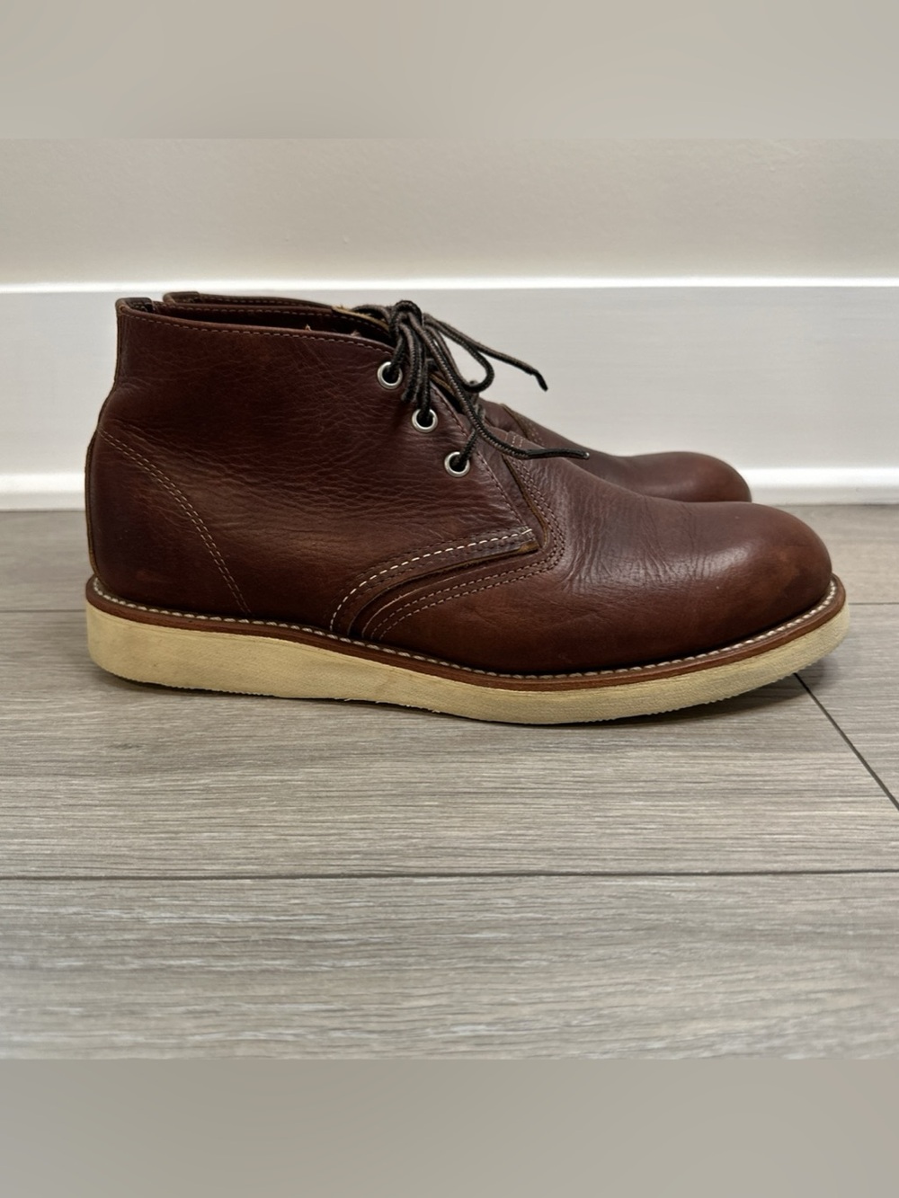 Red Wing Men’s Size 10 Heritage 3141 Briar Oil Slick Chukka Work Boots Brown - Picture 8 of 13